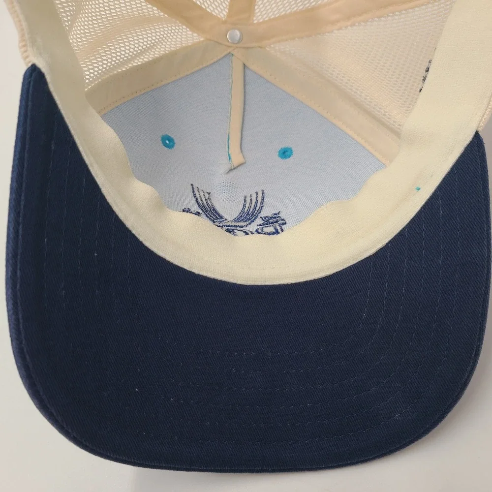 PGA Valhalla Hat Snapback Trucker Mesh Ahead Blue White Golf Club 2024 Logo Men